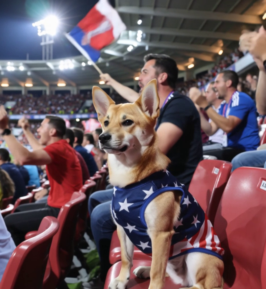 American Flag Dog Shirt, USA Patriotic Pet Vest,Independence Day Clothes for Small Dogs Cats